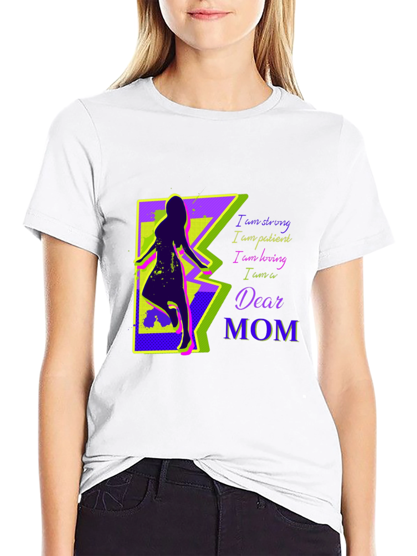 Dear Mom Graphic T-Shirt - Strong Patient Loving