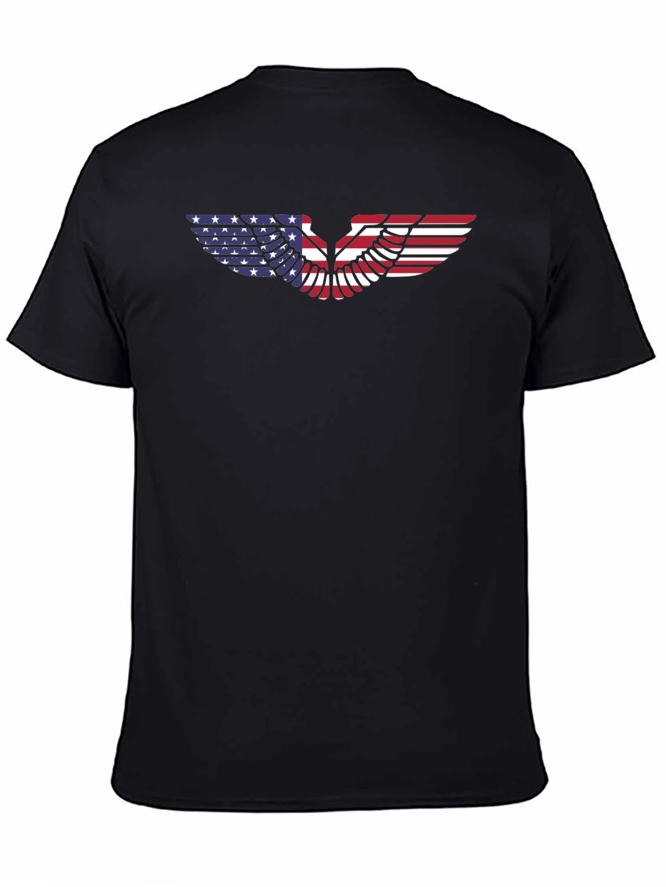 American Flag Wings T-Shirt - Patriotic Design