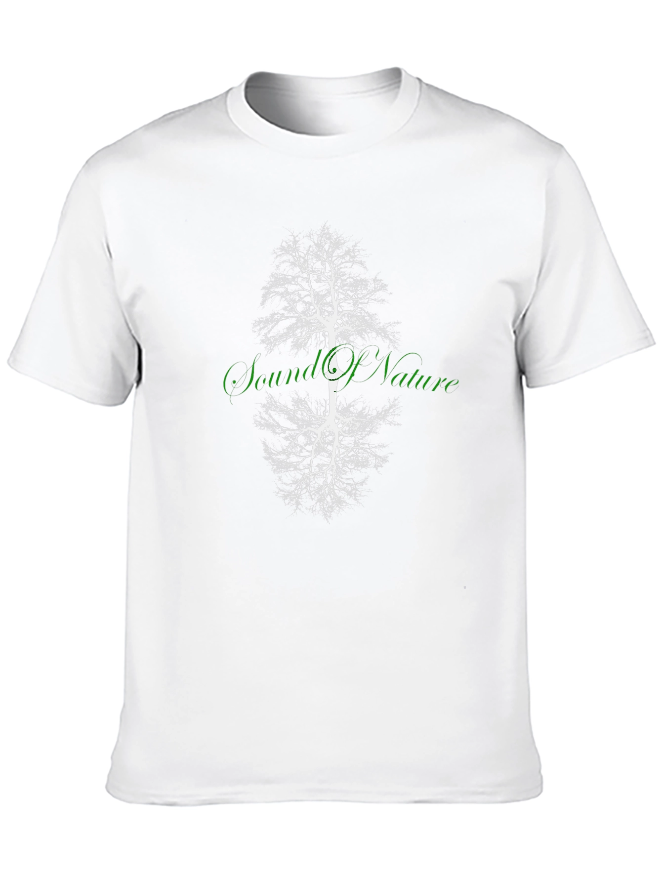 Sound of Nature Tree Graphic Black T-Shirt