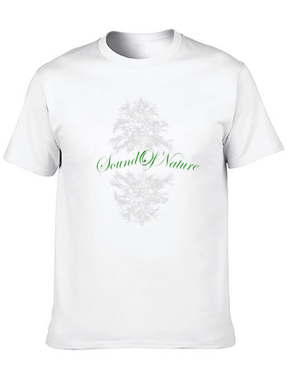 Sound of Nature Tree Graphic Black T-Shirt
