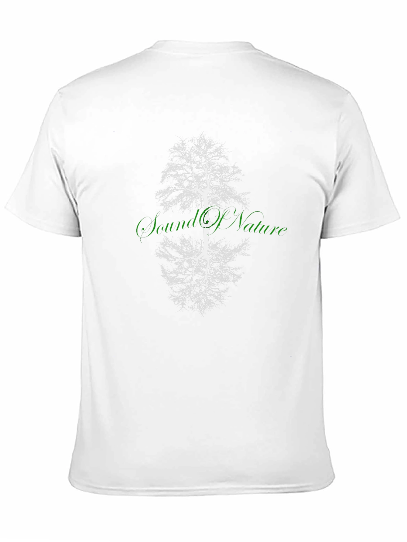 Sound of Nature Tree Graphic Black T-Shirt