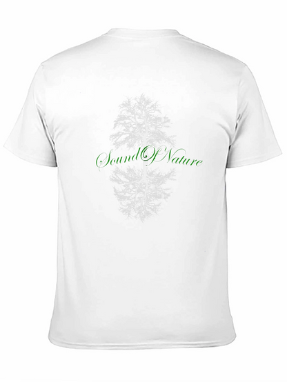 Sound of Nature Tree Graphic Black T-Shirt