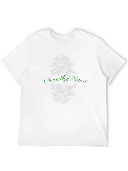Sound of Nature Tree Graphic Black T-Shirt