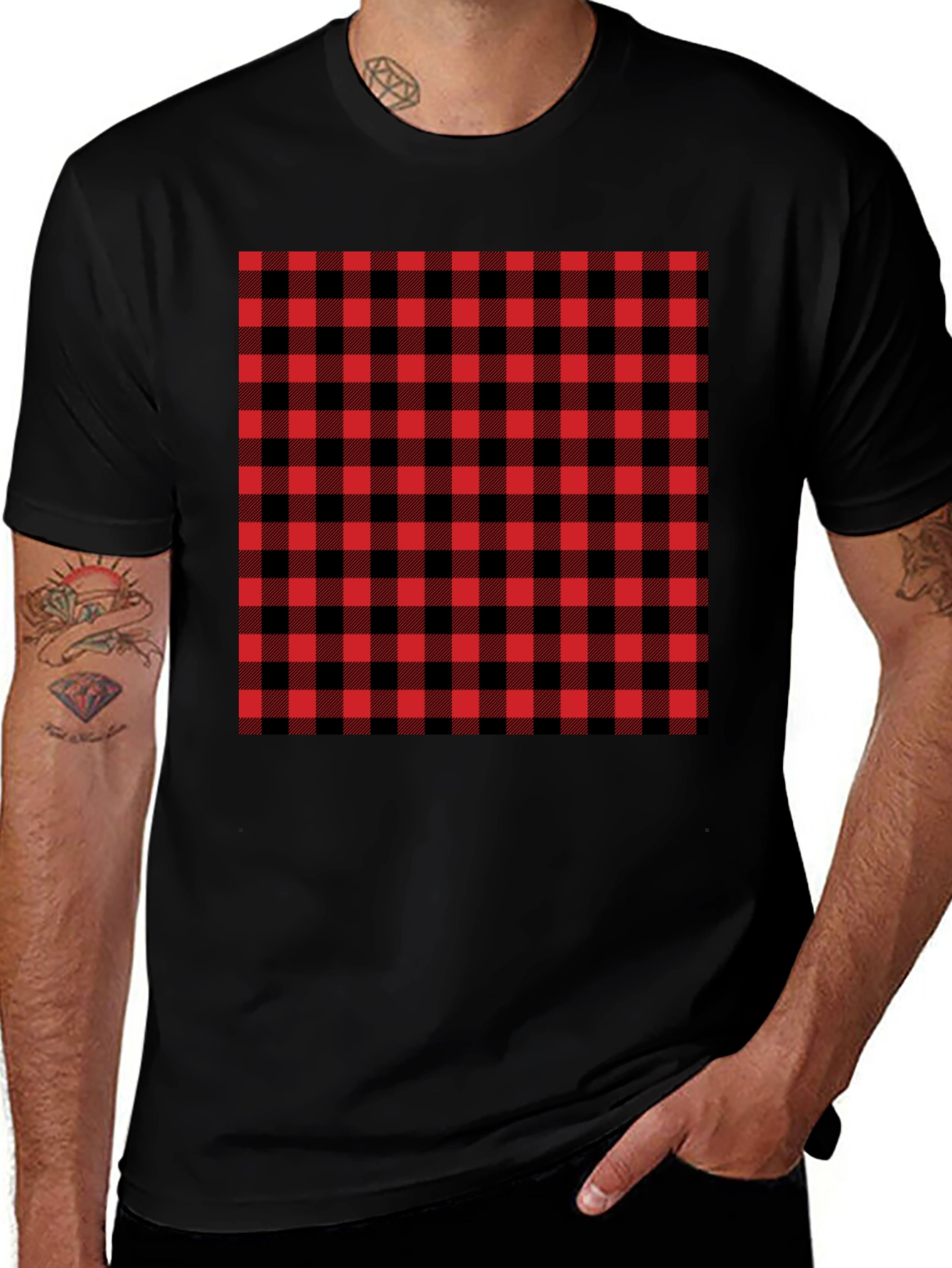 Buffalo Plaid Tee - Classic Lumberjack Style