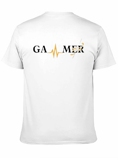 Gamer Heartbeat T-Shirt - Black Gaming Tee