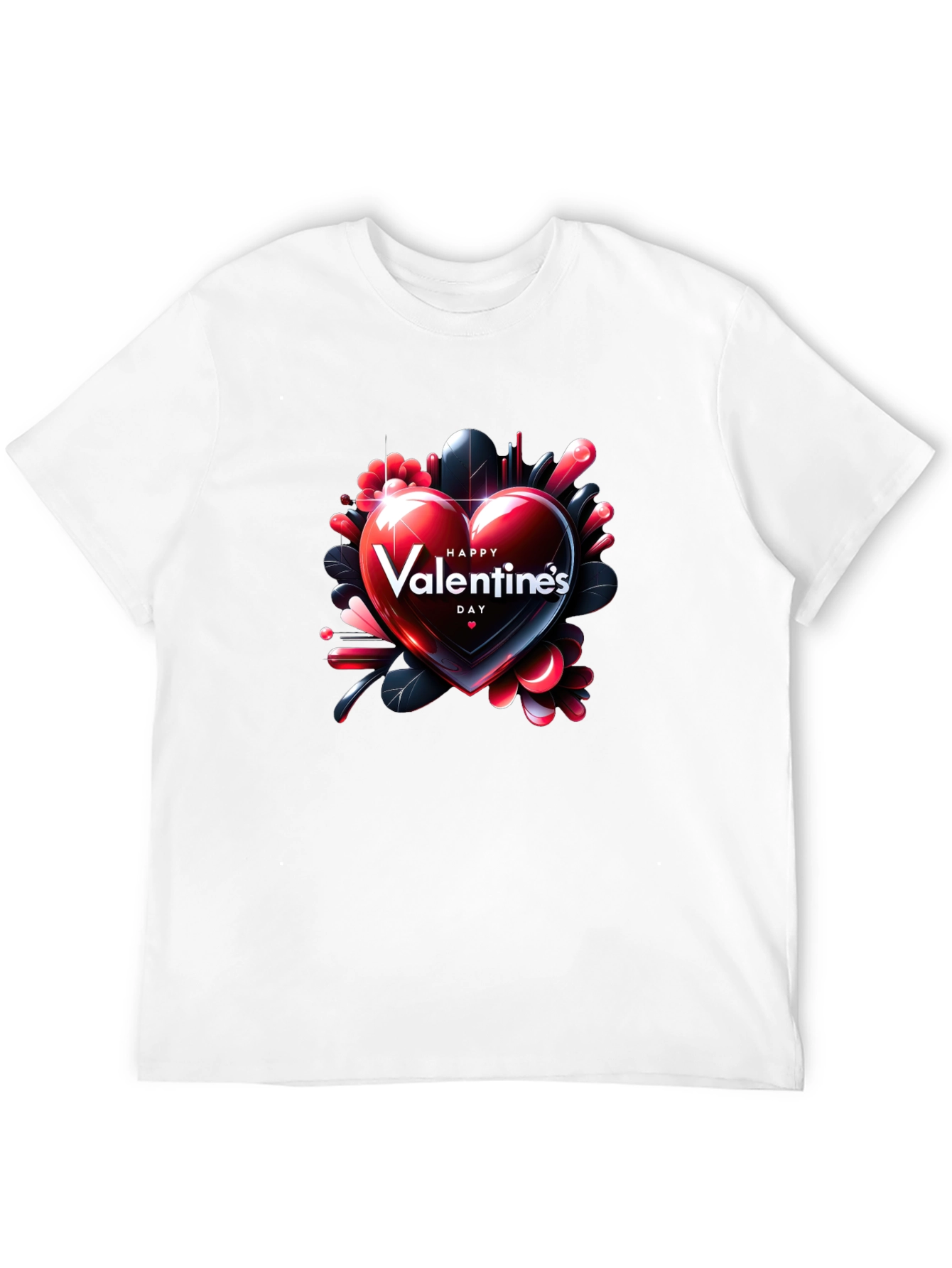Valentines Day Heart Graphic T-Shirt