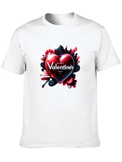 Valentines Day Heart Graphic T-Shirt