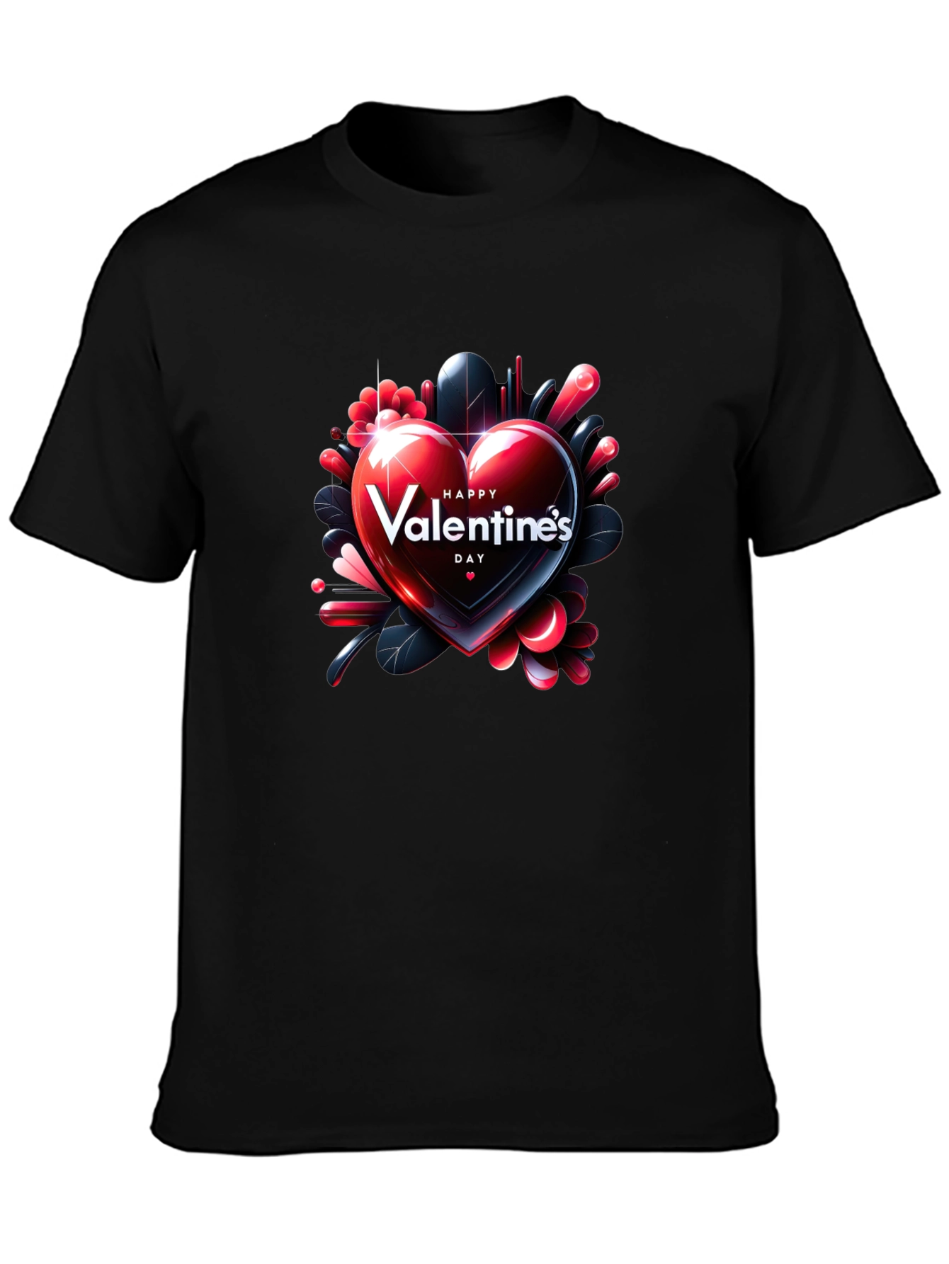 Valentines Day Heart Graphic T-Shirt