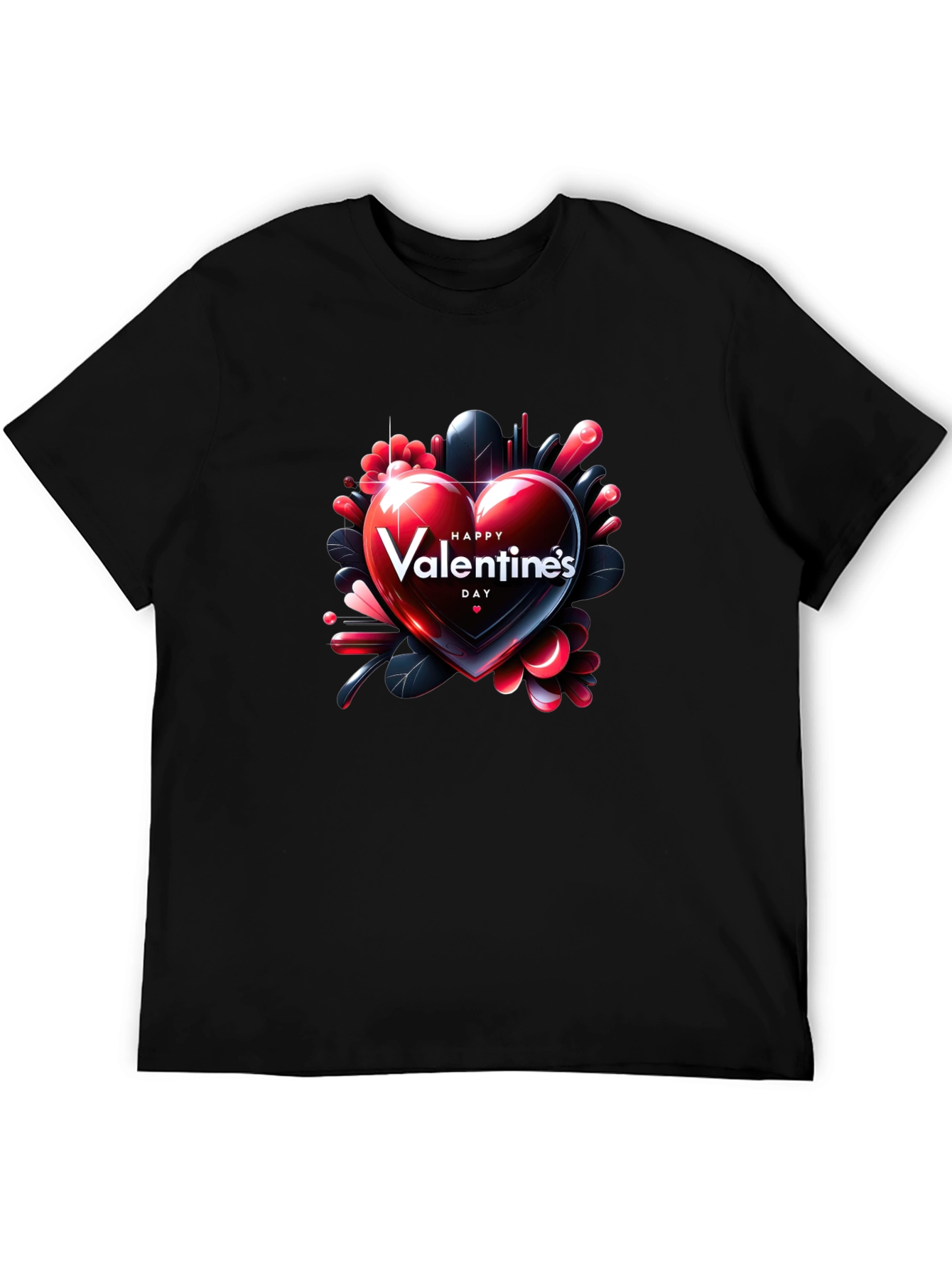 Valentines Day Heart Graphic T-Shirt