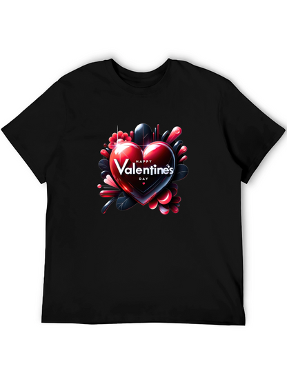 Valentines Day Heart Graphic T-Shirt