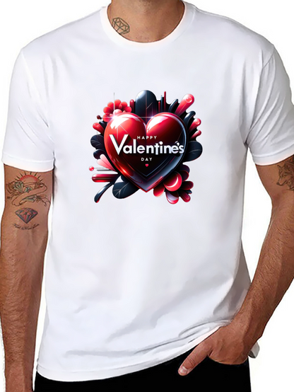 Valentines Day Heart Graphic T-Shirt