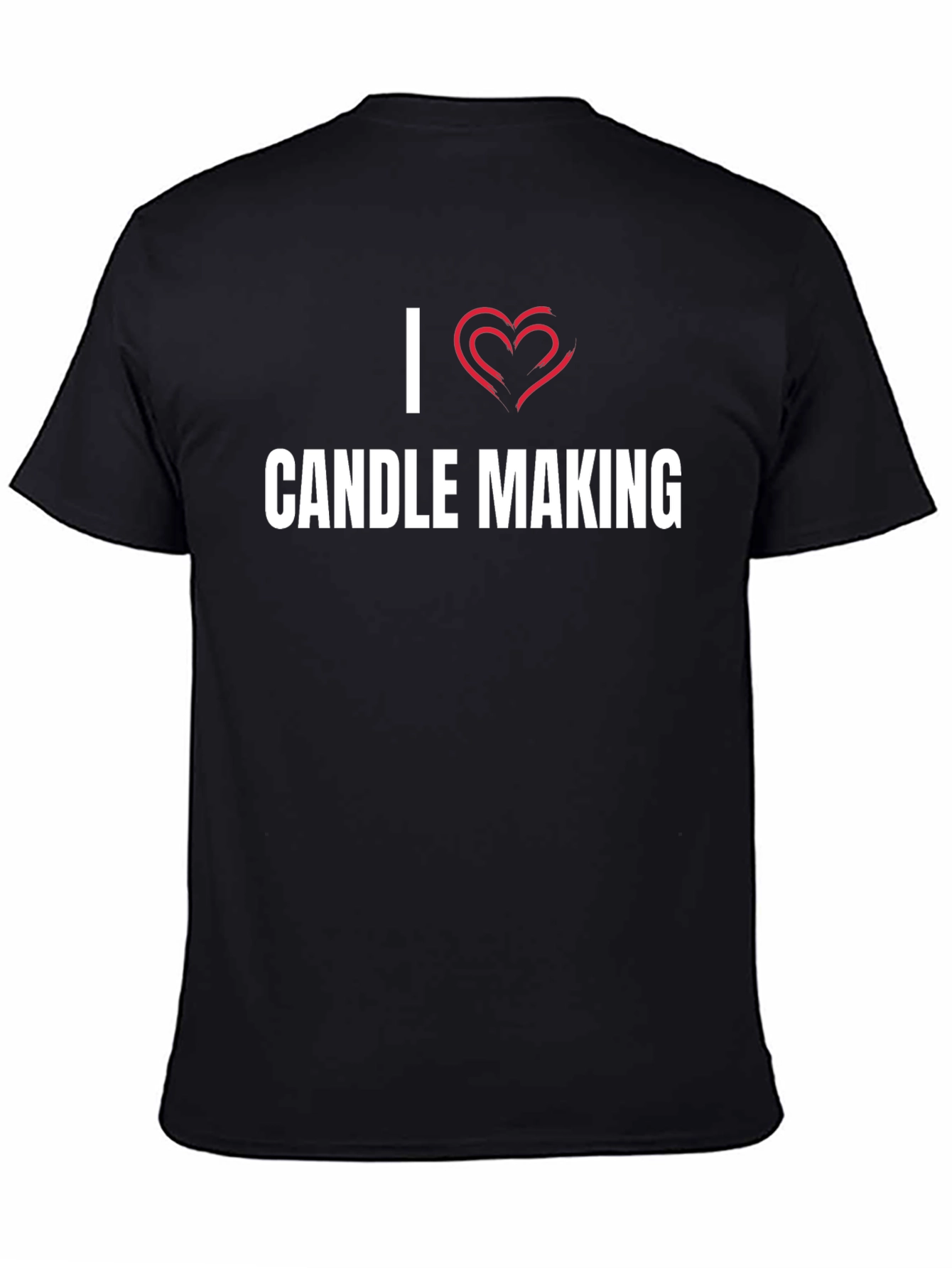 I Heart Candle Making T-Shirt - Black