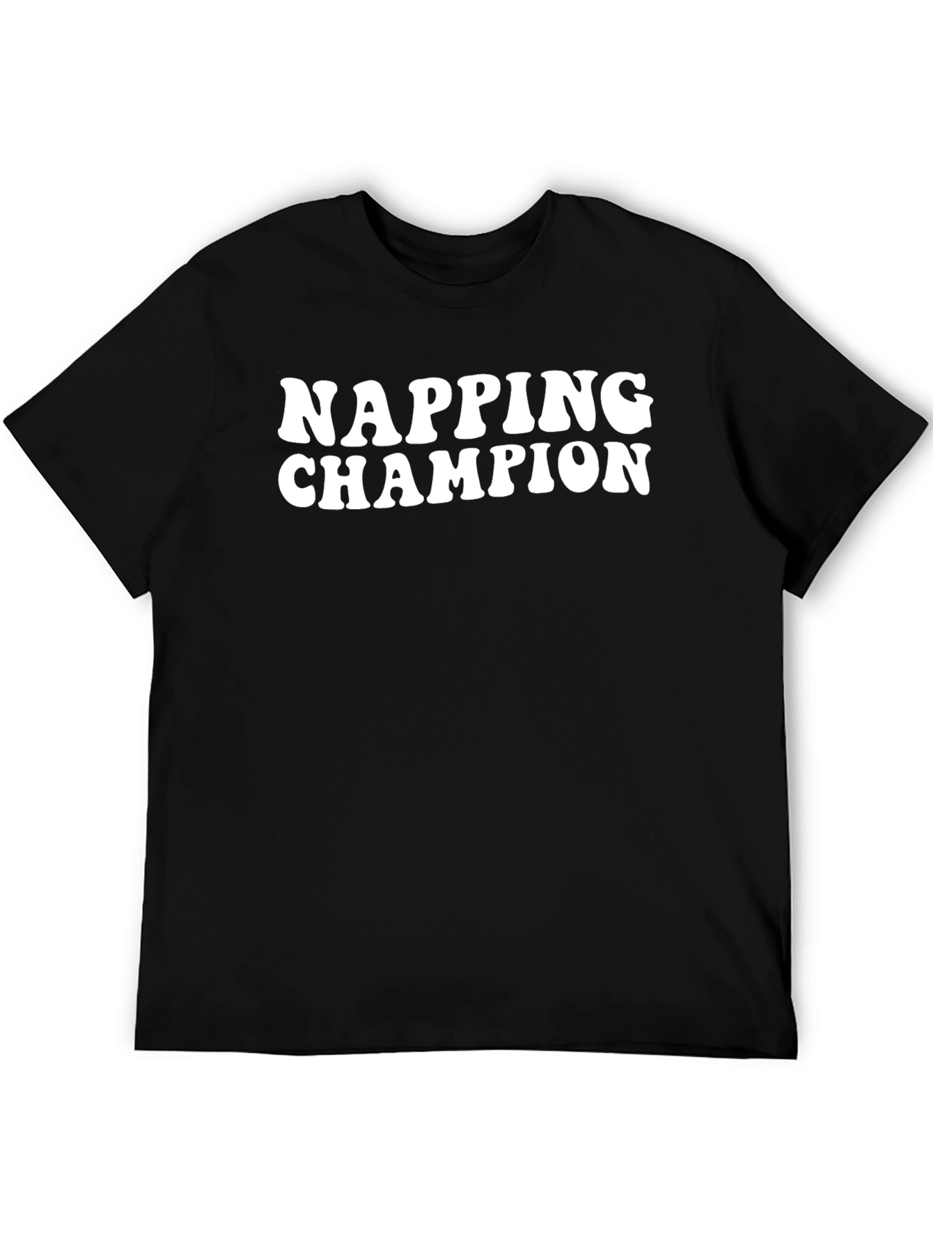 Napping Champion Black Graphic T-Shirt