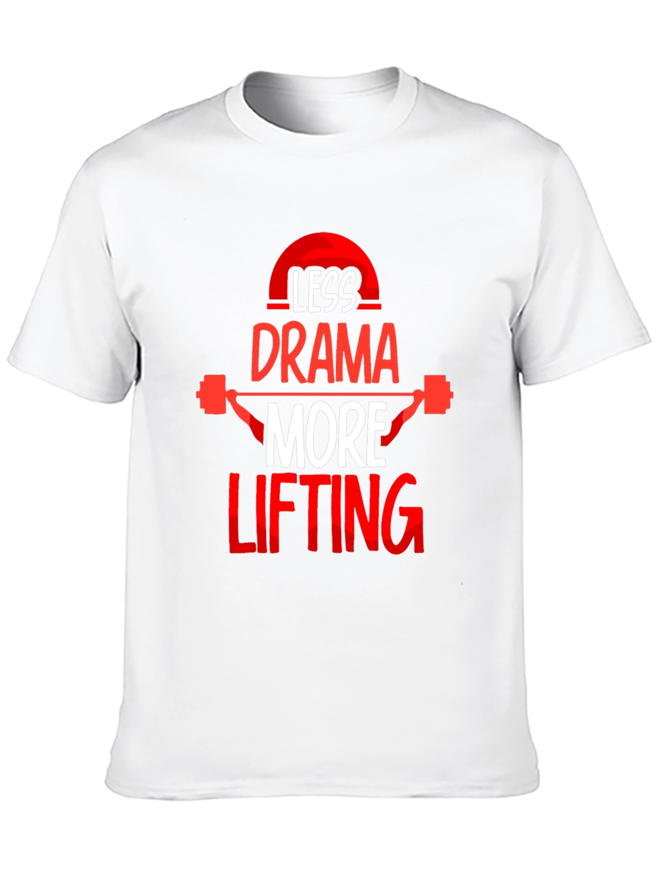 Less Drama More Lifting Black T-Shirt