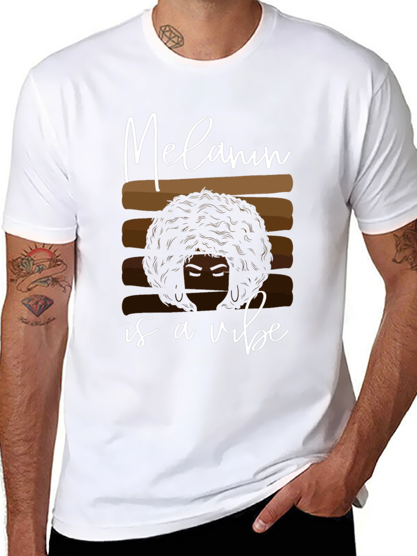 Melanin Is A Vibe Graphic Tee