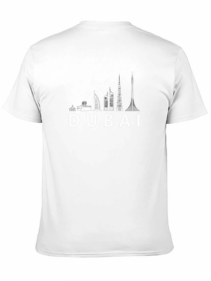 Dubai Skyline Black T-Shirt