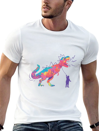 Dinosaur T-Shirt - Unique Graphic Tee for Men