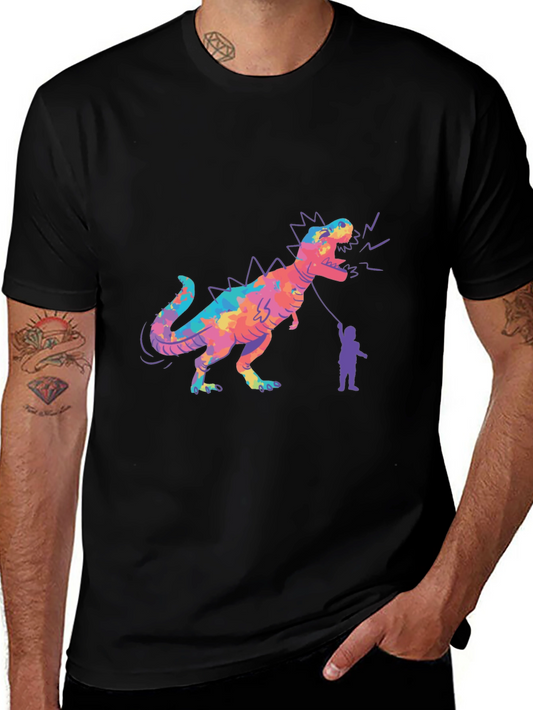 Dinosaur T-Shirt - Unique Graphic Tee for Men