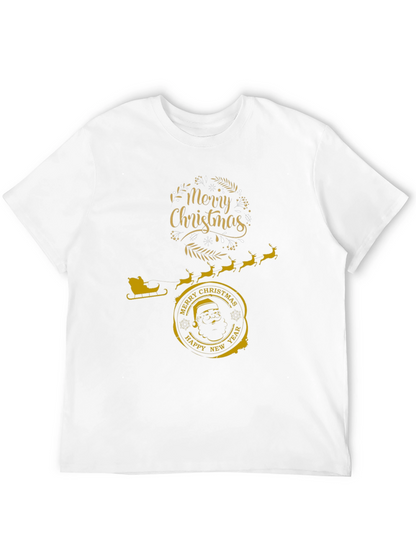 Festive Christmas Graphic T-Shirt - Merry & Bright