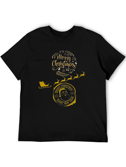 Festive Christmas Graphic T-Shirt - Merry & Bright