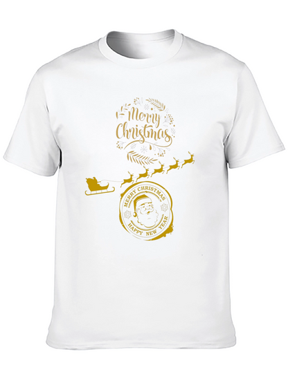 Festive Christmas Graphic T-Shirt - Merry & Bright
