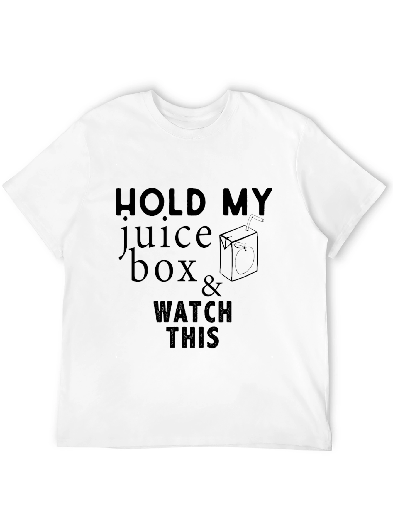 Hold My Juice Box Mens Graphic Tee