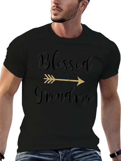 Blessed Grandma T-Shirt - Cute Graphic Tee