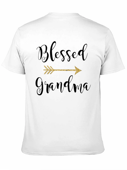 Blessed Grandma T-Shirt - Cute Graphic Tee