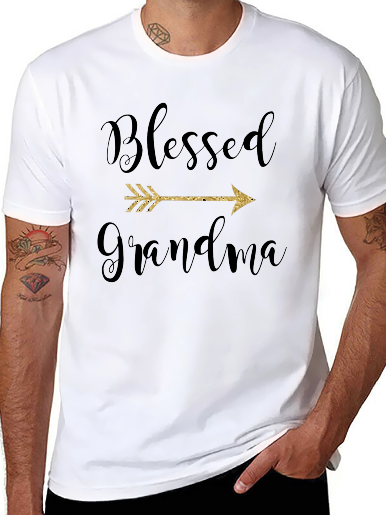 Blessed Grandma T-Shirt - Cute Graphic Tee