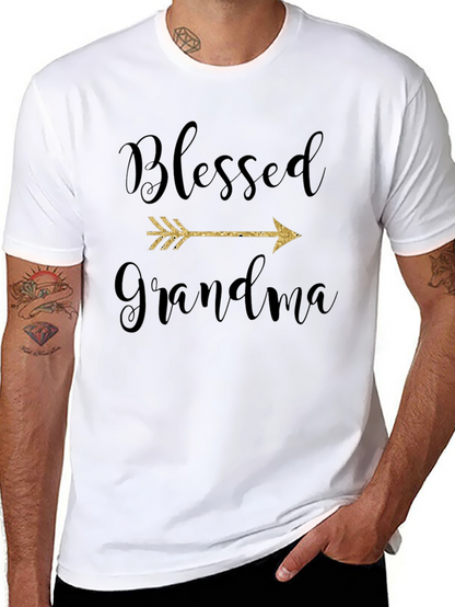 Blessed Grandma T-Shirt - Cute Graphic Tee
