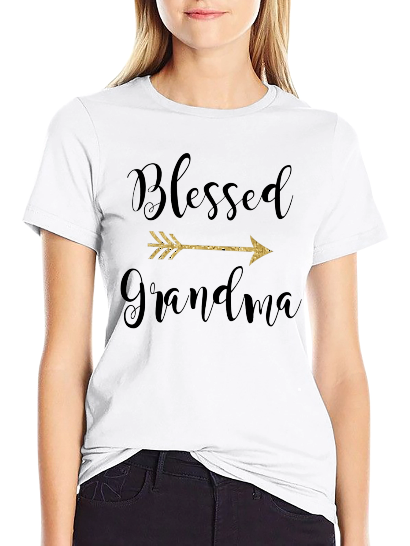 Blessed Grandma T-Shirt - Cute Graphic Tee