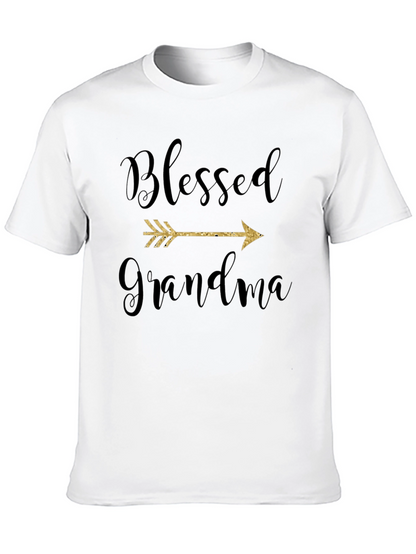 Blessed Grandma T-Shirt - Cute Graphic Tee