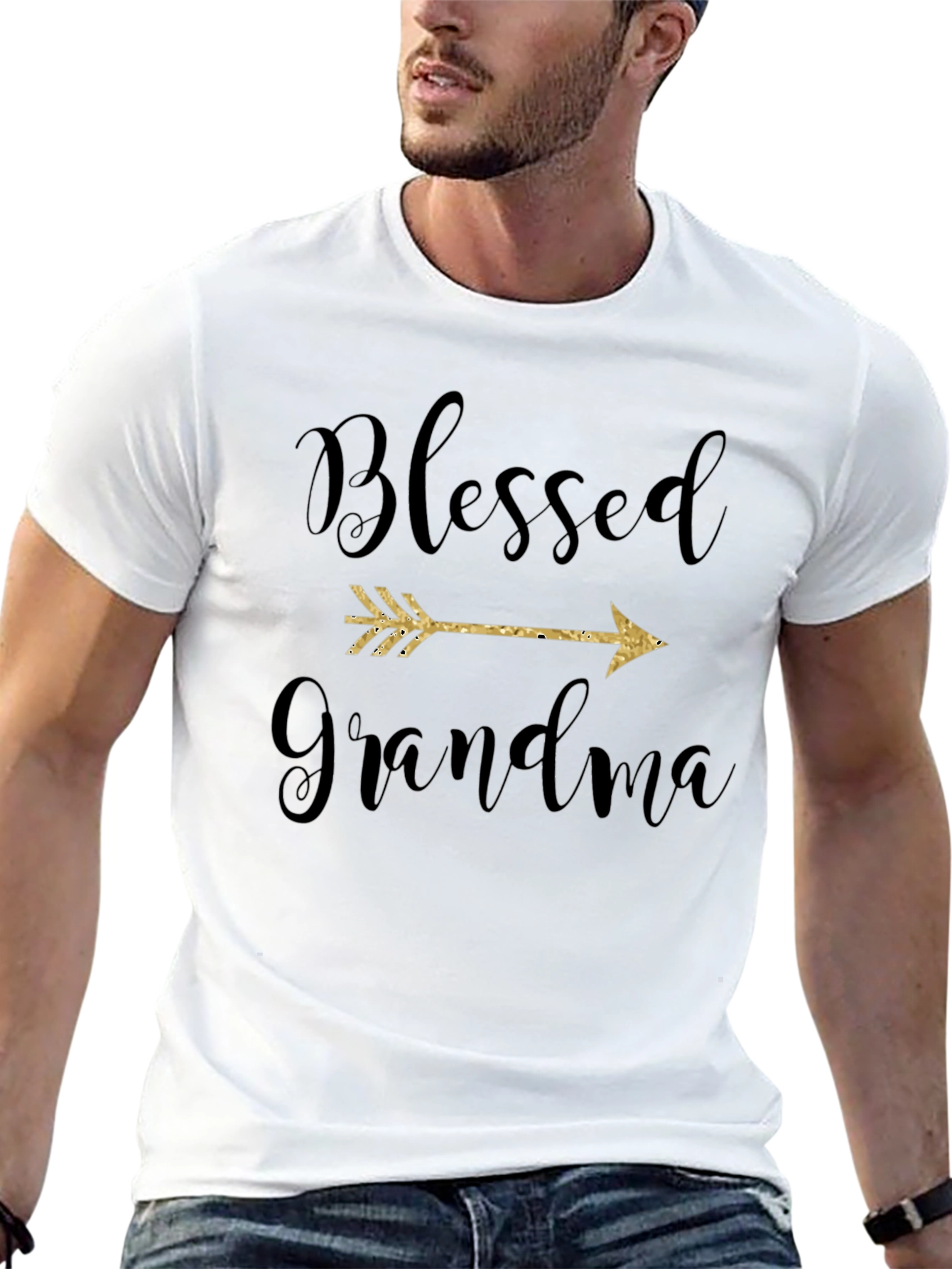 Blessed Grandma T-Shirt - Cute Graphic Tee
