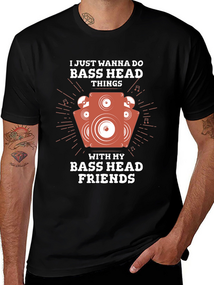 Bass Head T-Shirt - Music Lover Apparel