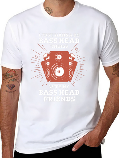 Bass Head T-Shirt - Music Lover Apparel