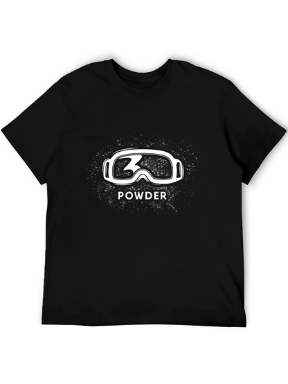Powder Ski Goggles Graphic T-Shirt