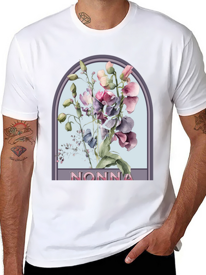 Floral Nonna T-Shirt - Stylish & Comfortable