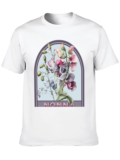 Floral Nonna T-Shirt - Stylish & Comfortable
