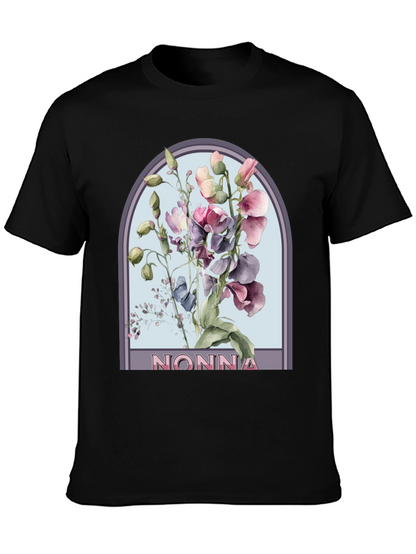 Floral Nonna T-Shirt - Stylish & Comfortable