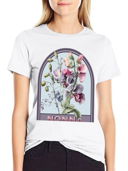 Floral Nonna T-Shirt - Stylish & Comfortable