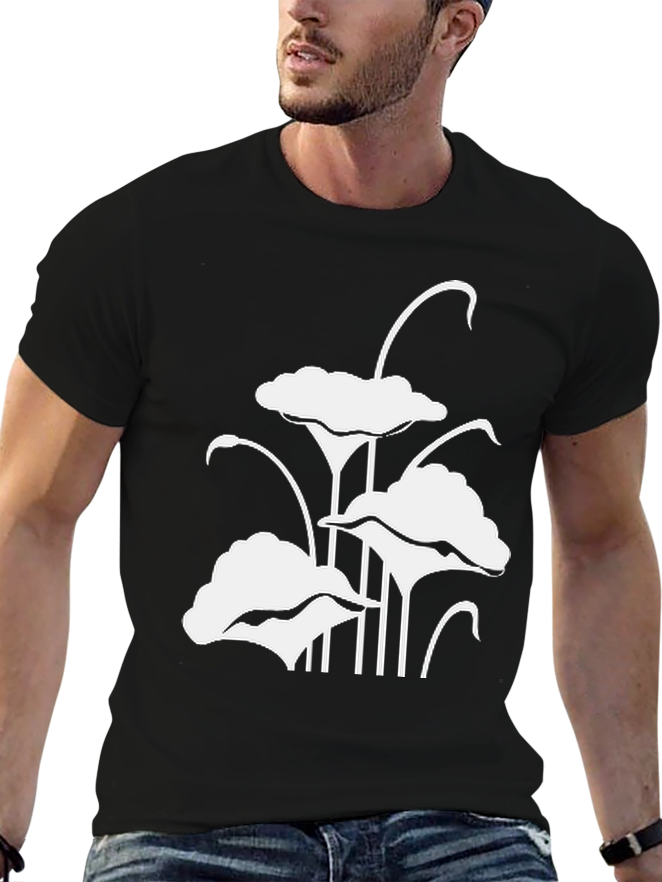 Floral Print T-Shirt - Stylish Casual Wear