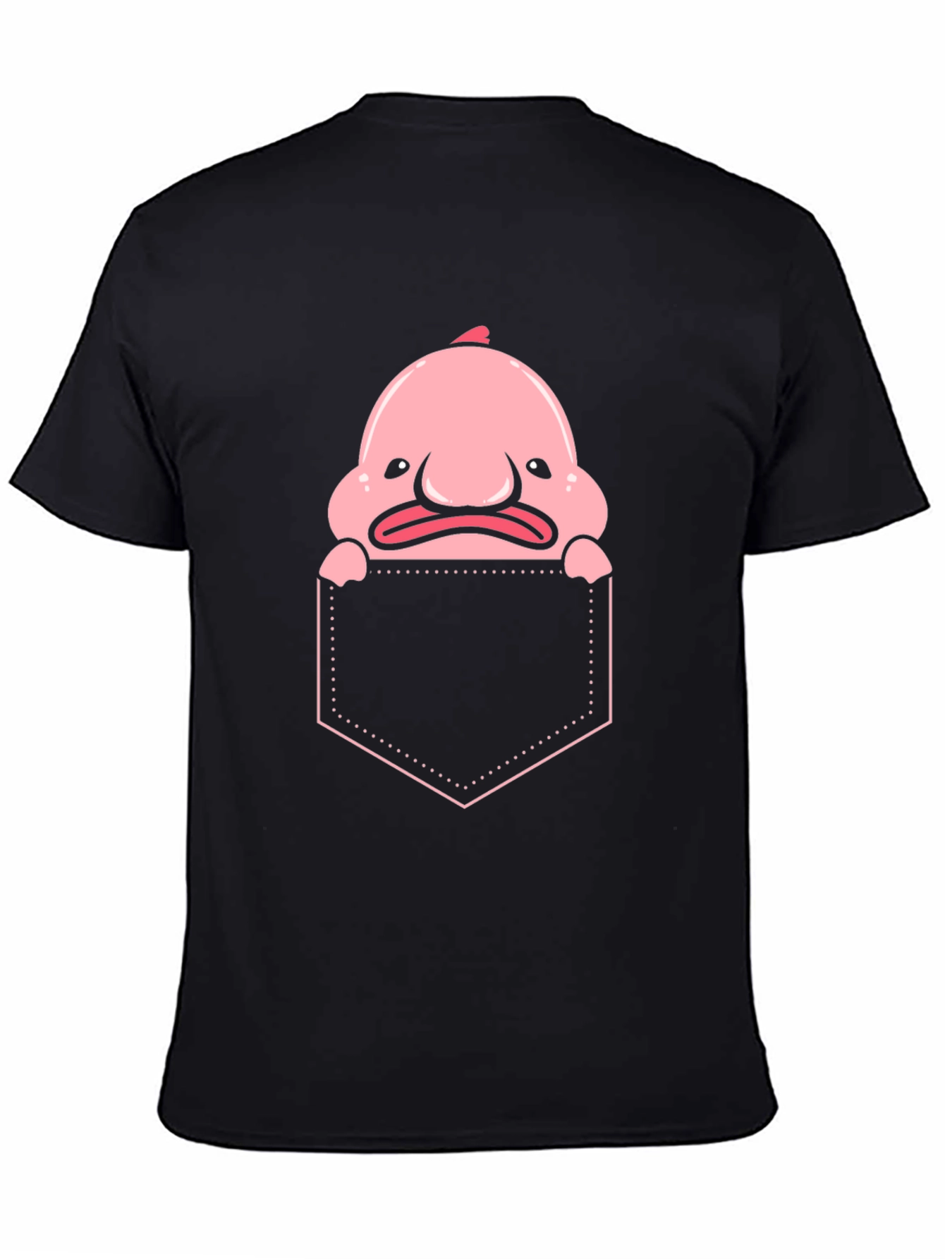 Blobfish Pocket T-Shirt - Funny Sea Creature Tee
