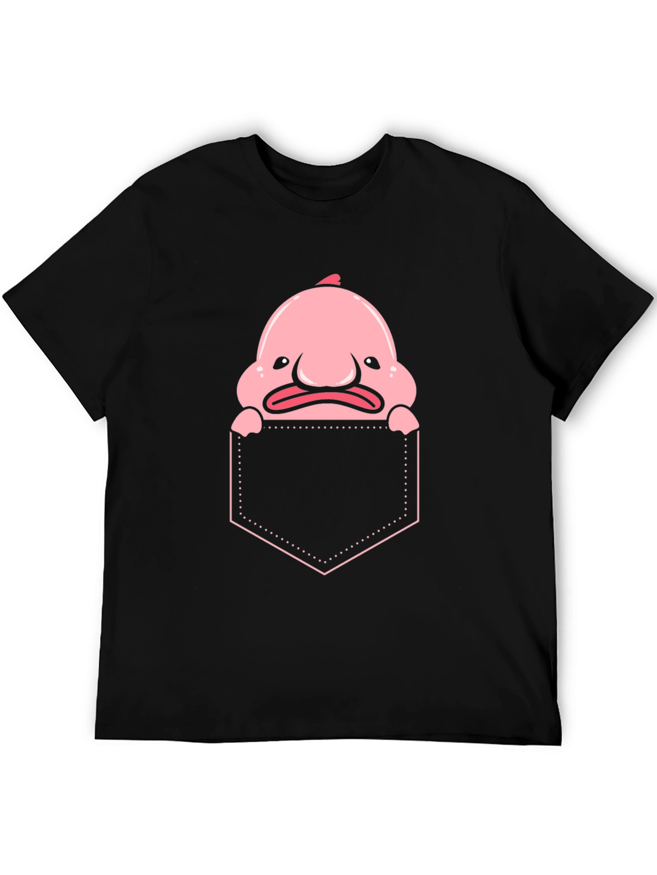 Blobfish Pocket T-Shirt - Funny Sea Creature Tee