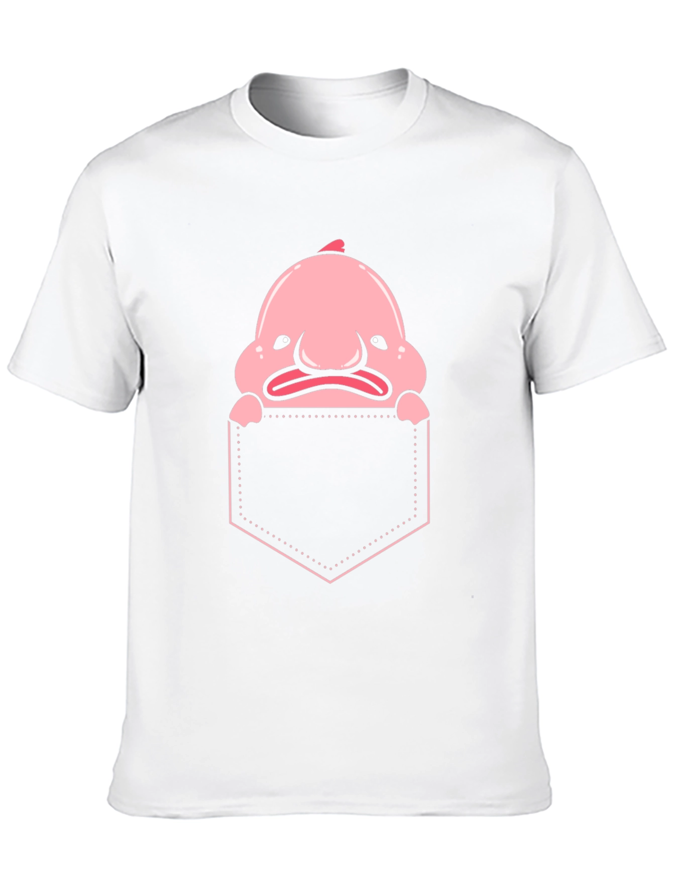 Blobfish Pocket T-Shirt - Funny Sea Creature Tee