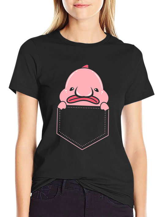 Blobfish Pocket T-Shirt - Funny Sea Creature Tee