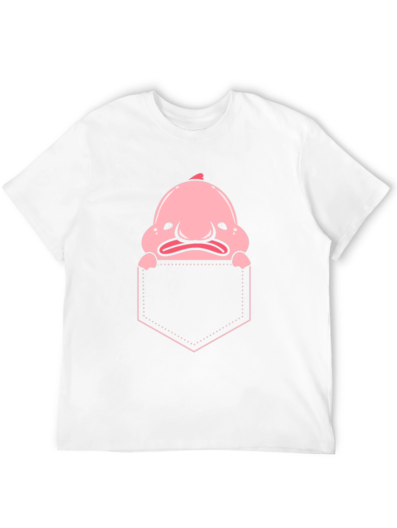 Blobfish Pocket T-Shirt - Funny Sea Creature Tee