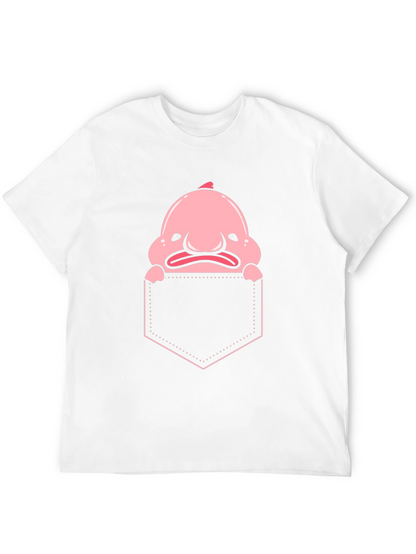 Blobfish Pocket T-Shirt - Funny Sea Creature Tee