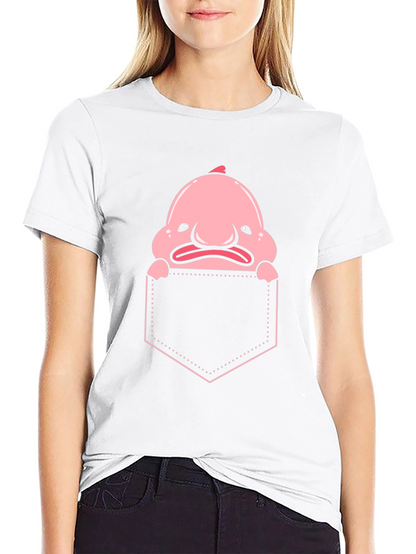 Blobfish Pocket T-Shirt - Funny Sea Creature Tee