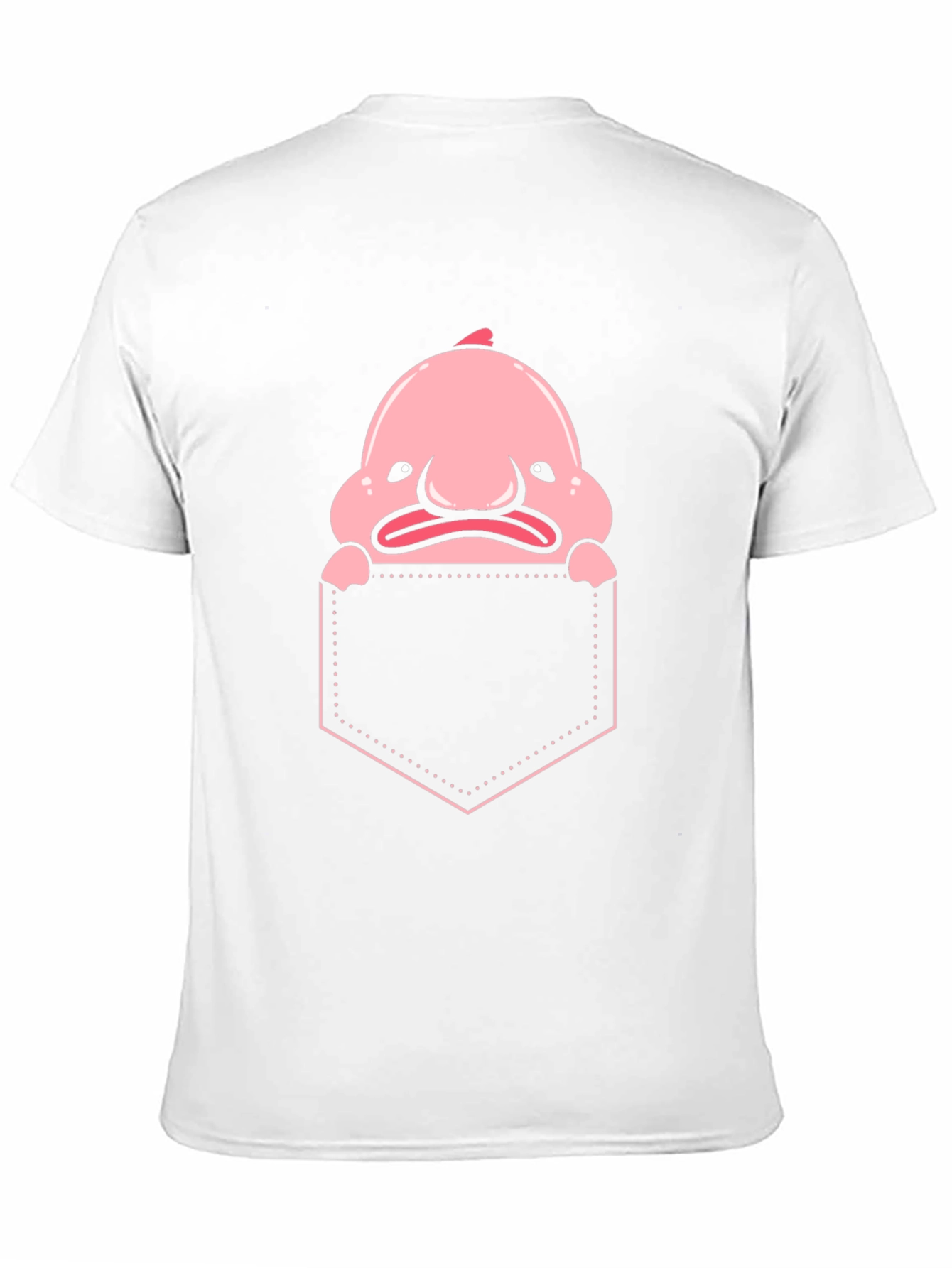 Blobfish Pocket T-Shirt - Funny Sea Creature Tee