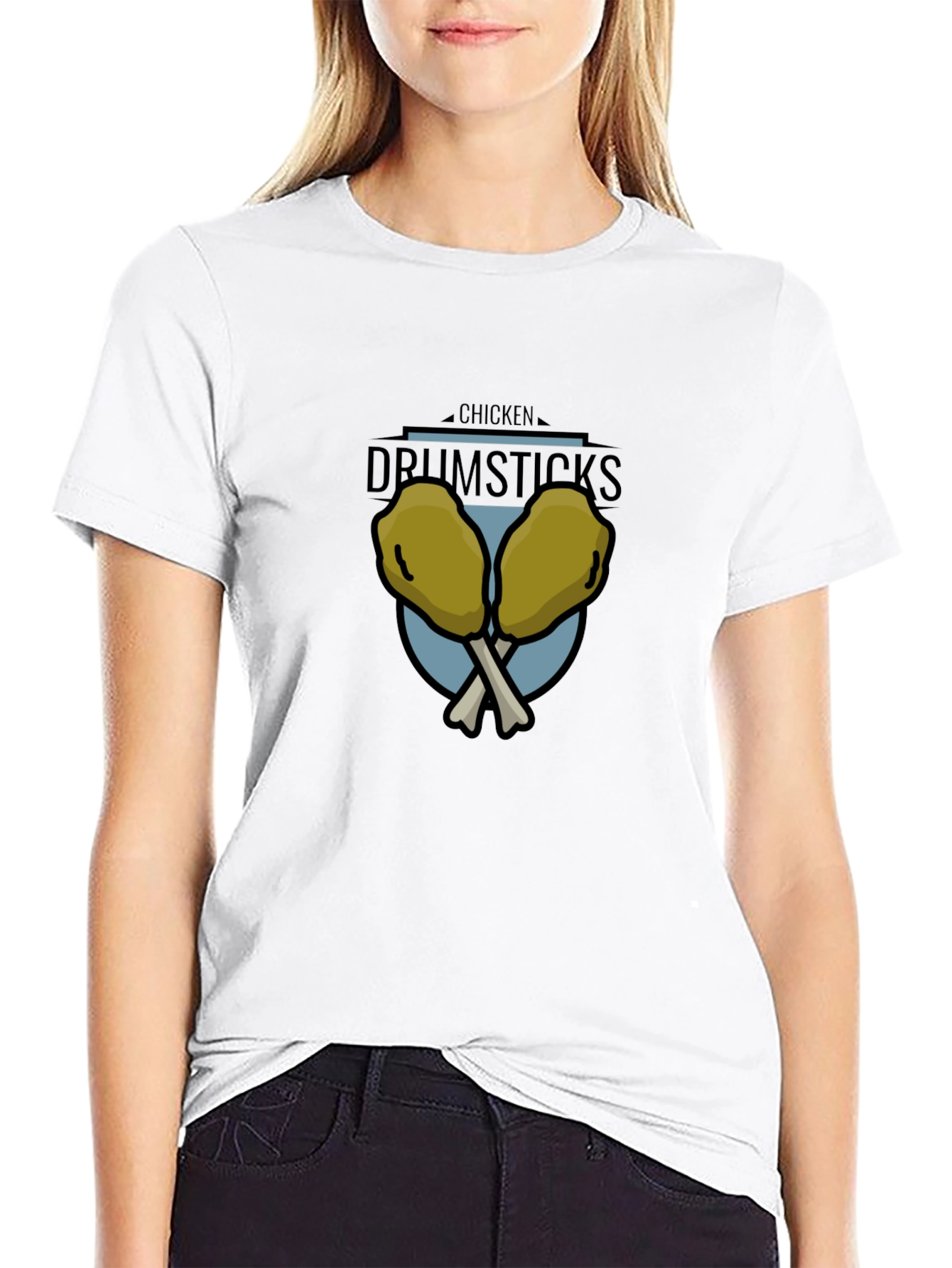 Chicken Drumsticks Graphic Tee - Casual Comfort